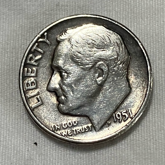 2 1951 Silver Ike Eisenhower Dimes - Picture 5 of 5